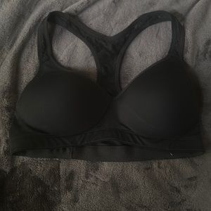Victoria Secret “Pink” Black yoga sports bra S